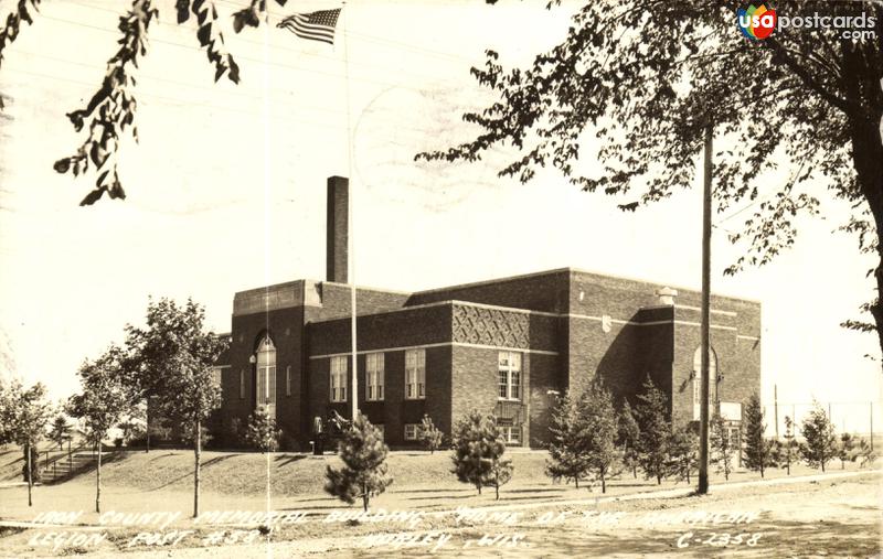 Pictures of Hurley, Wisconsin: Iron County Memorial Building Home of the American