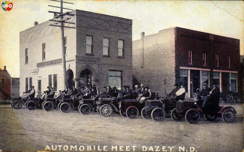 Pictures of Dazey, North Dakota: Automobile Meet