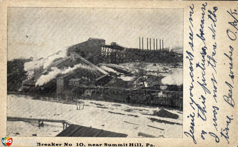 Pictures of Summit Hill, Pennsylvania: Breaker No. 10