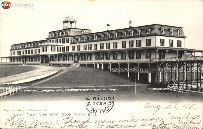 Pictures of Block Island, Rhode Island: Ocean View Hotel