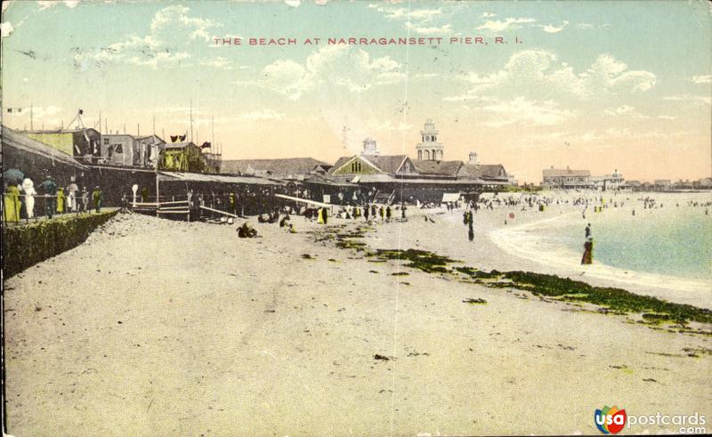 Pictures of Narragansett Pier, Rhode Island: The beach