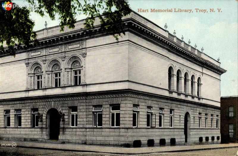 Pictures of Troy, New York: Hart Memorial Library