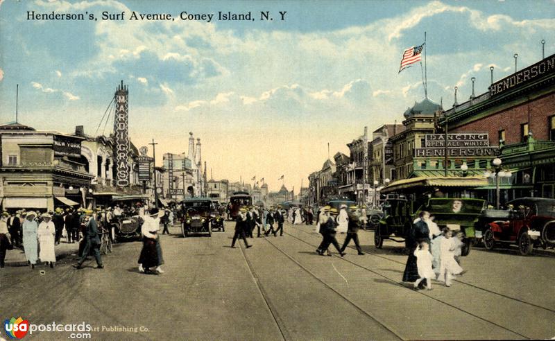 Pictures of Coney Island, New York: Henderson´s Surf Avenue