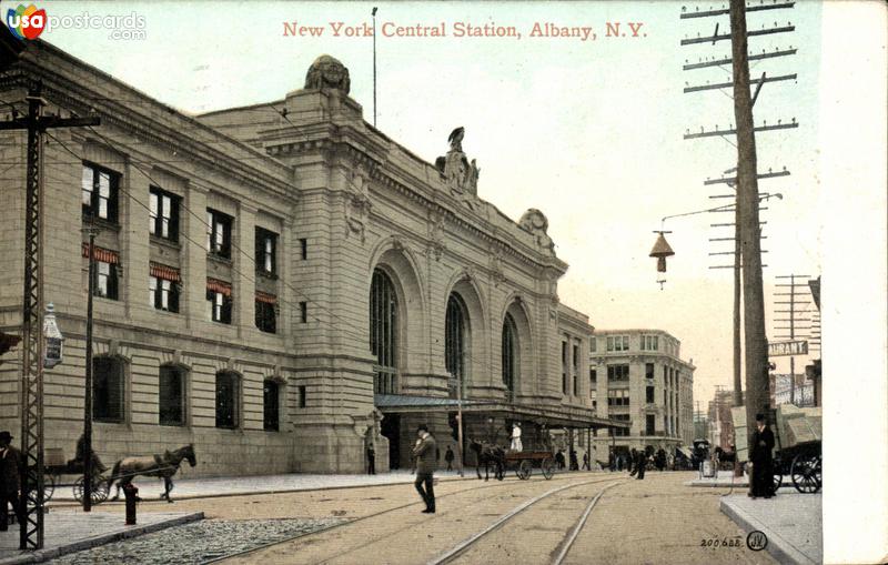 Pictures of Albany, New York: New York Central Station
