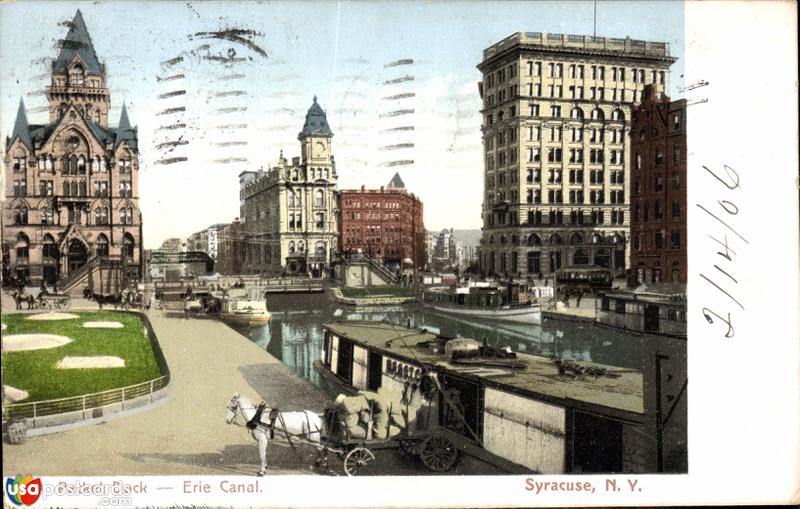 Pictures of Syracuse, New York: Packet Dock - Erie Canal