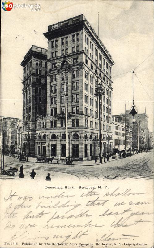 Pictures of Syracuse, New York: Onondaga Bank