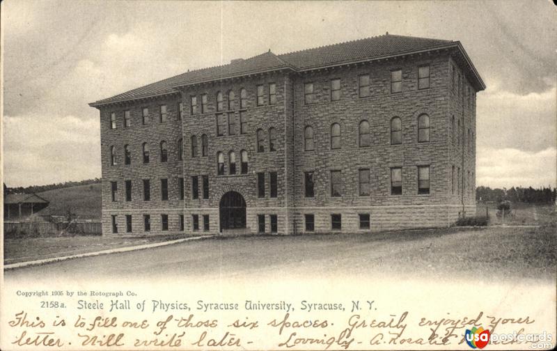 Pictures of Syracuse, New York: Steele Hall of Physics, Syracuse University