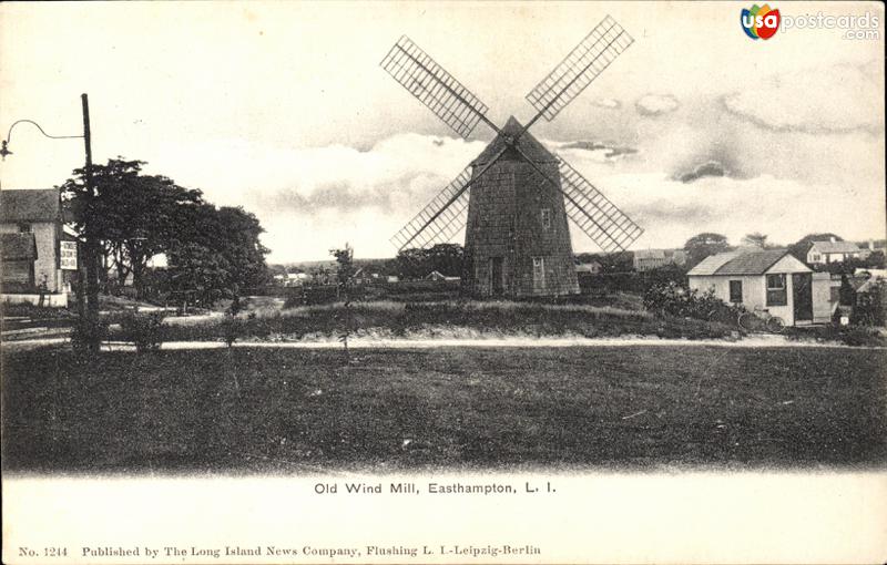 Pictures of Easthampton, New York: Old wind mill