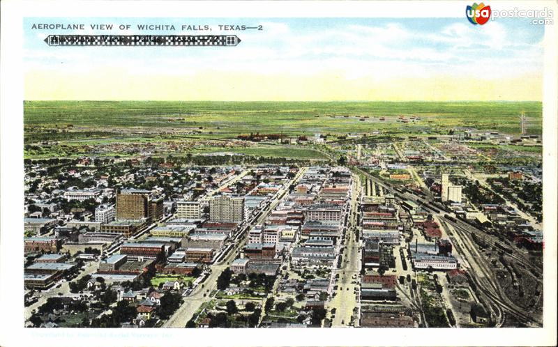 Pictures of Wichita Falls, Texas: Aerial view of Wichita Falls