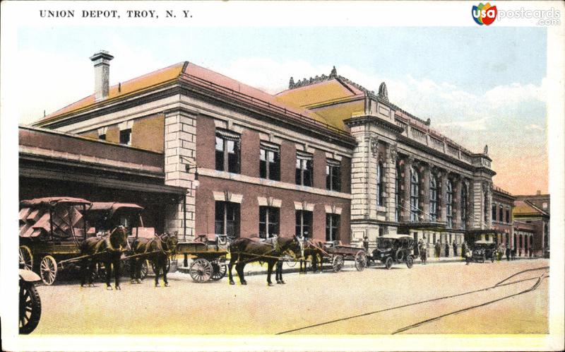 Pictures of Troy, New York: Union Depot