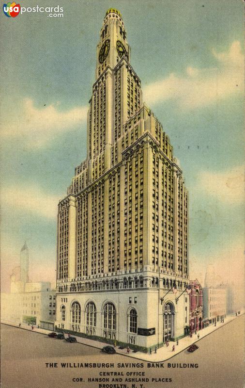 Pictures of New York City, New York: The Williamsburgh Savings Bank Building