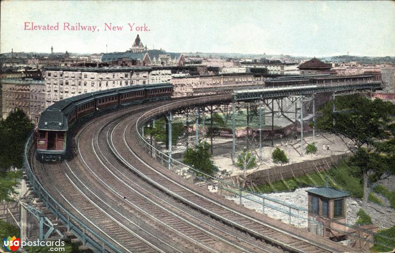 Pictures of New York City, New York: Elevated Railway