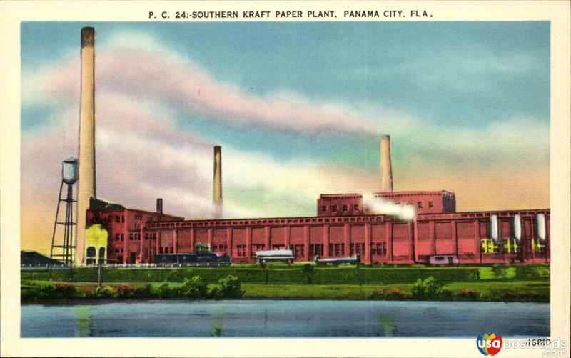 Pictures of Panama City, Florida: Southern Kraft Paper Plant