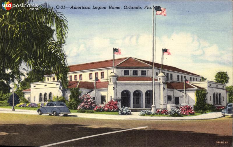 Pictures of Orlando, Florida: American Legion Home