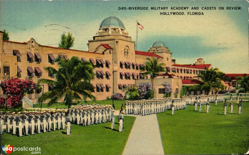 Pictures of Hollywood, Florida: Riverside Military Academy and cadets on review