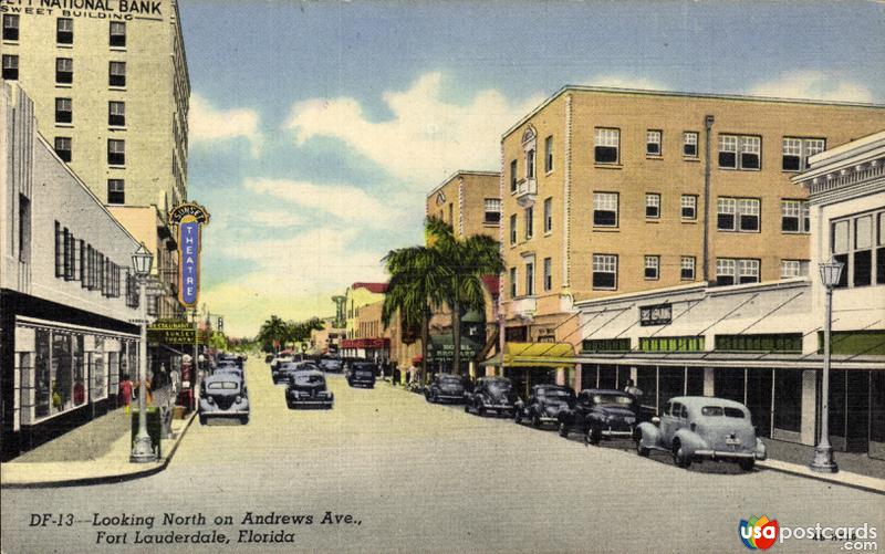 Pictures of Ft. Lauderdale, Florida: Looking North on Andrews Avenue