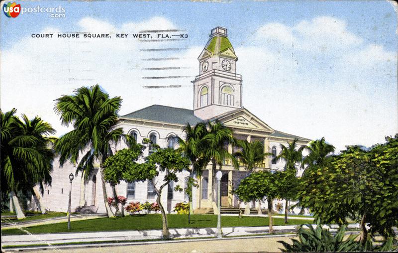 Pictures of Key West, Florida: Court House Quare