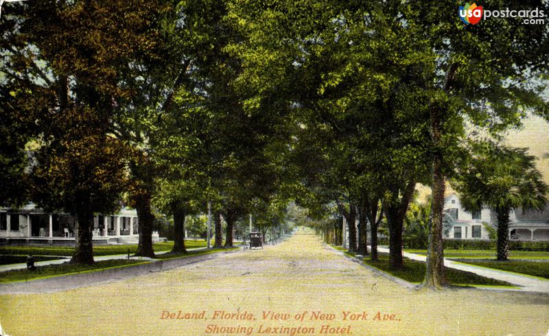 Pictures of DeLand, Florida: New York Avenue, showing Lexington Hotel