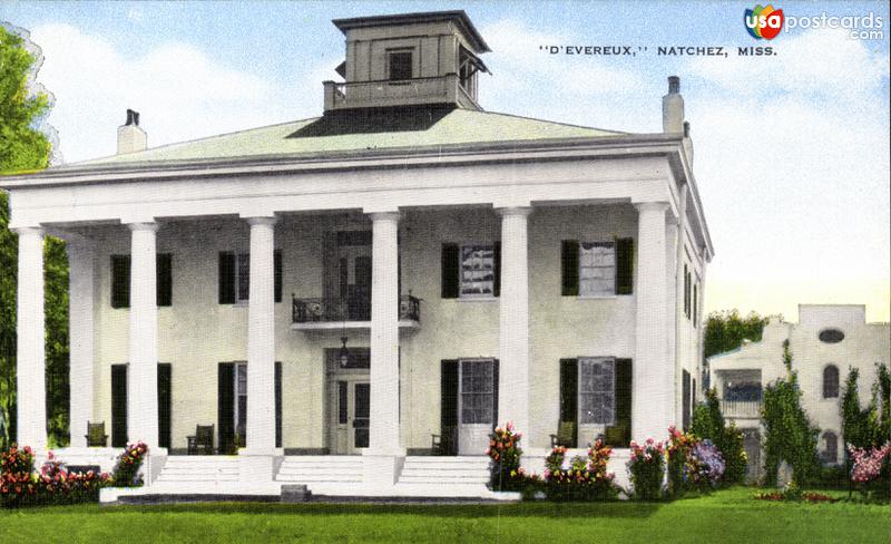 Pictures of Natchez, Mississippi: D´Evereux