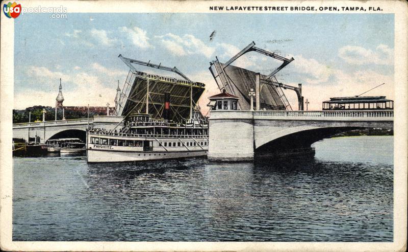 Pictures of Tampa, Florida: New Lafayette Street Birdge