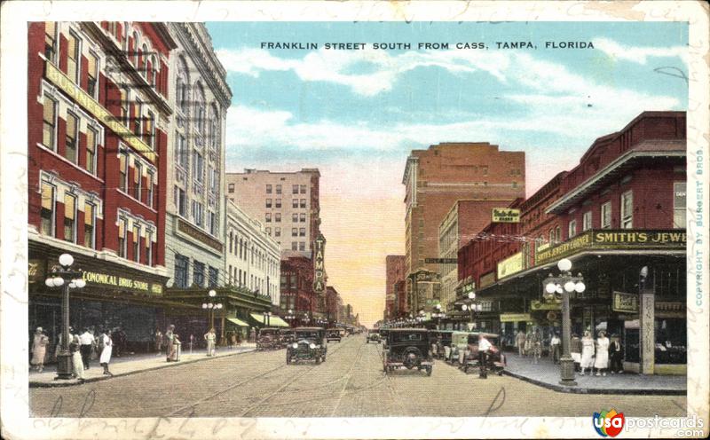 Pictures of Tampa, Florida: Franklin Street South, from Cass