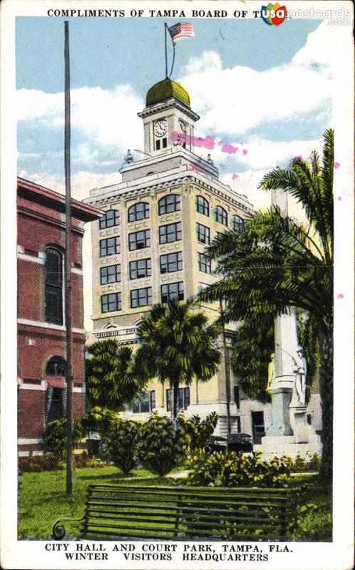 Pictures of Tampa, Florida: City Hall and Court Park