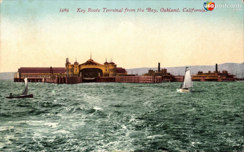 Pictures of Oakland, California: Key Route Terminal from the Bay