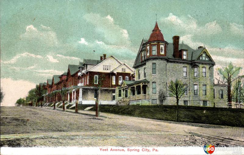 Pictures of Spring City, Pennsylvania: Yost Avenue