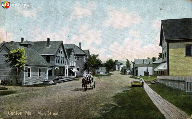 Pictures of Canton, Maine: Main Street