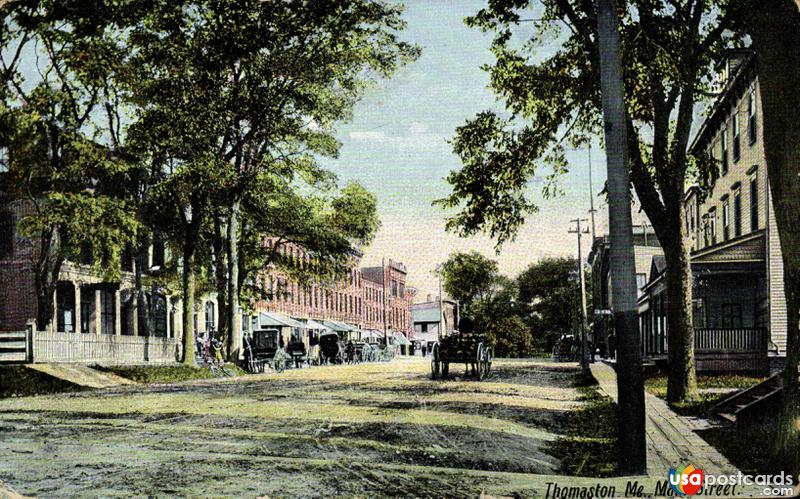 Pictures of Thomaston, Maine: Main Street