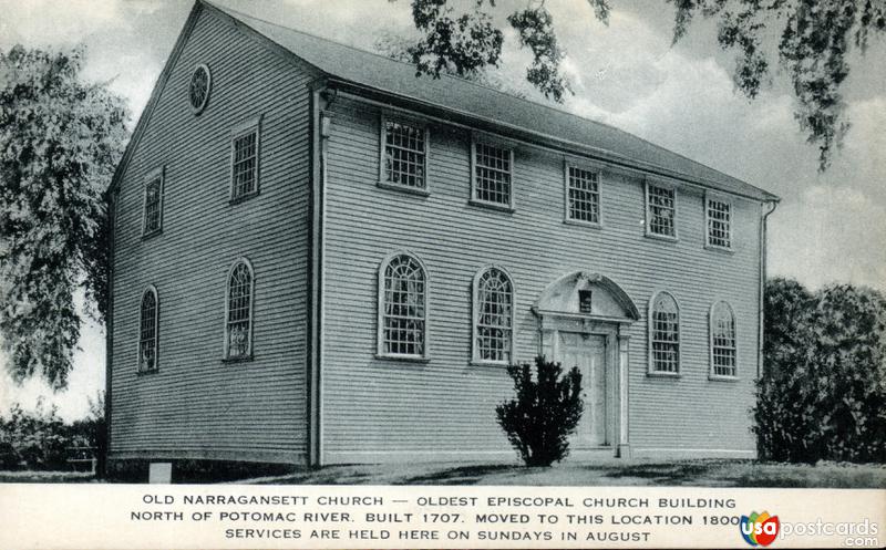 Pictures of Narragansett Pier, Rhode Island: Old Narragansett Church