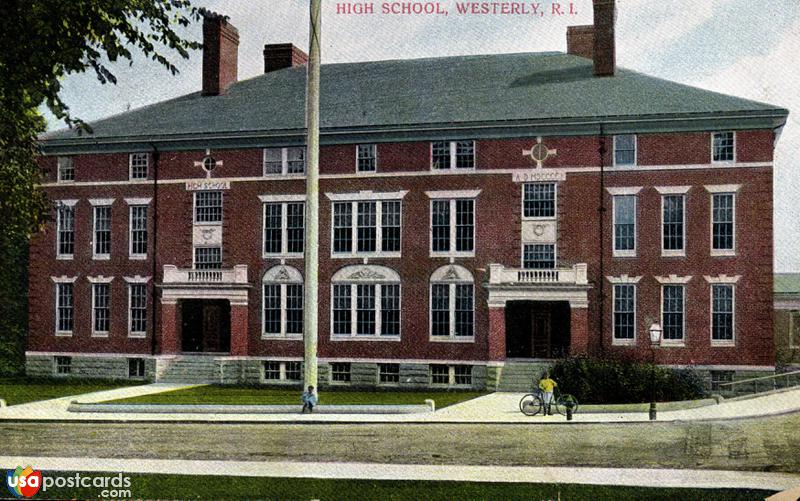 Pictures of Westerly, Rhode Island: High School