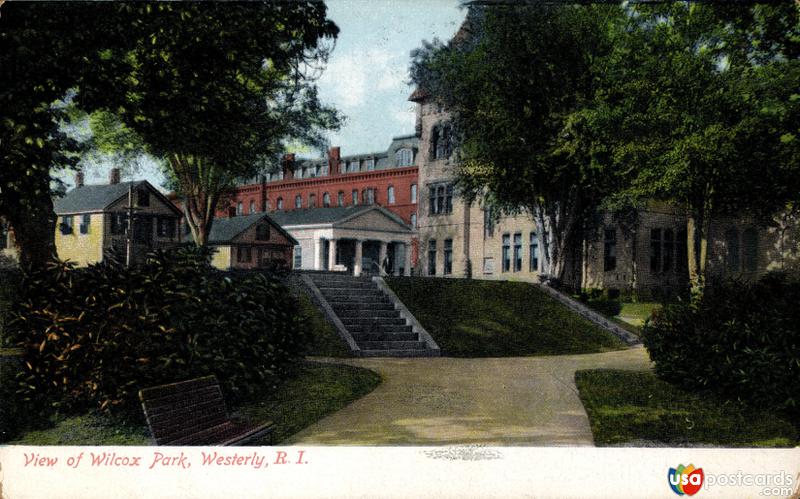 Pictures of Westerly, Rhode Island: View of Wilcox Park