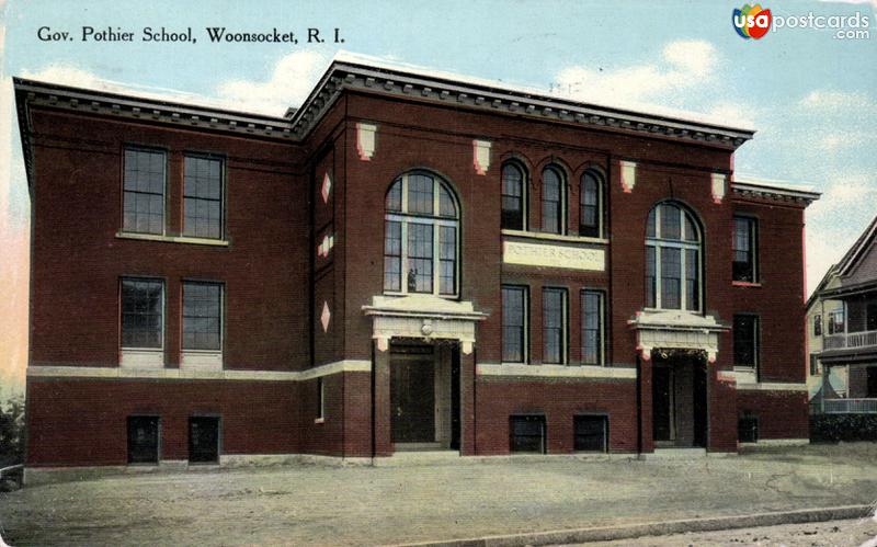 Pictures of Woonsocket, Rhode Island: Gov. Pothier School