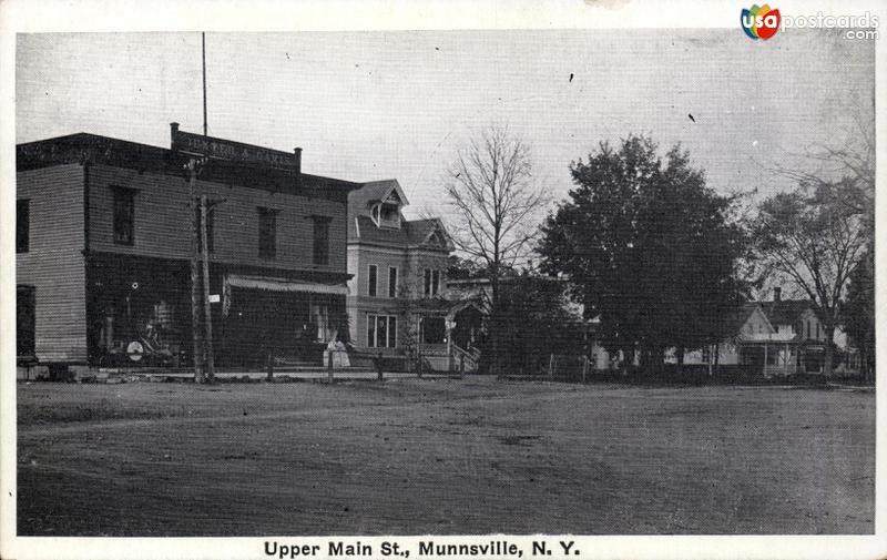 Pictures of Munnsville, New York: Upper Main Street