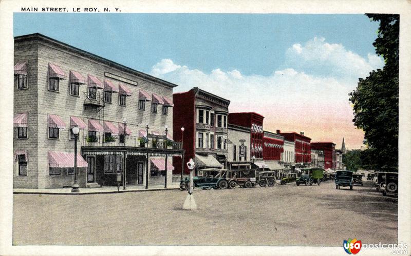 Pictures of Le Roy, New York: Main Street