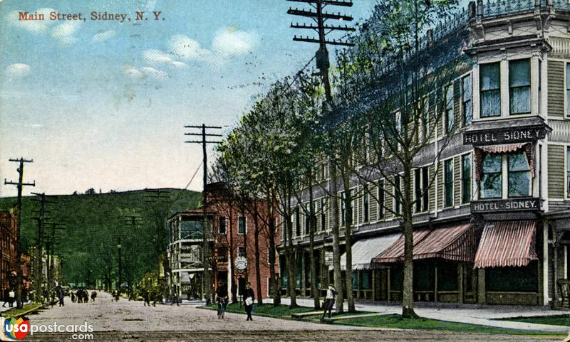 Pictures of Sidney, New York: Main Street