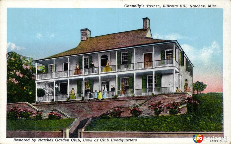 Pictures of Natchez, Mississippi: Connelly´s Tavern, Ellicotts Hill