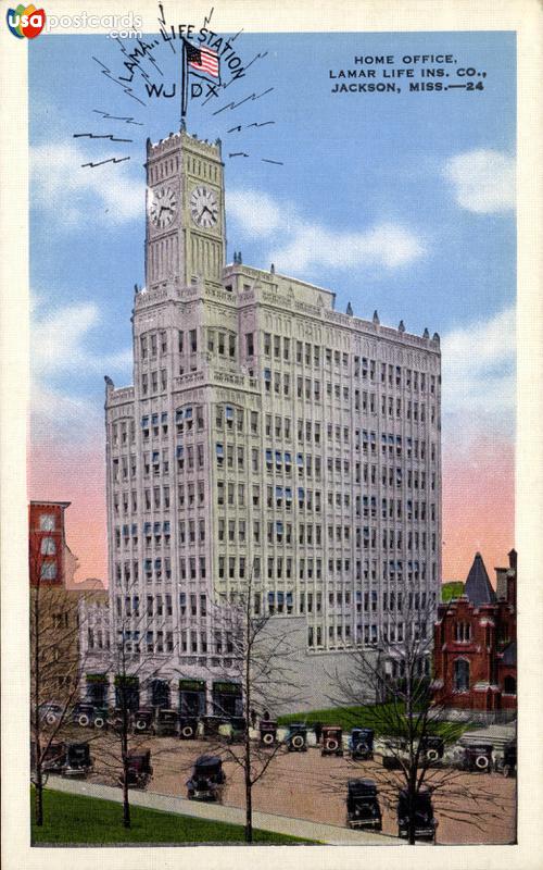 Pictures of Jackson, Mississippi: Home Office of Lamar Life Insurance Company