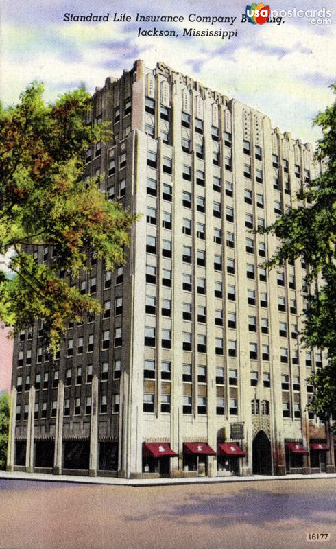 Pictures of Jackson, Mississippi: Standard Life Insurance Company Building