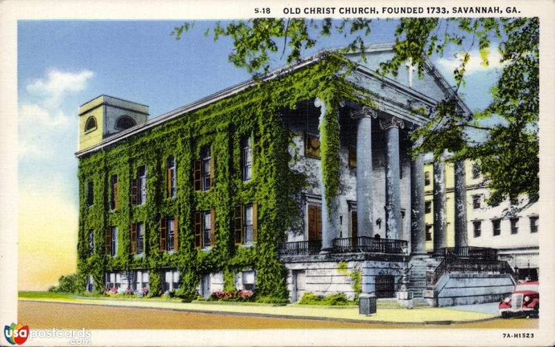 Pictures of Savannah, Georgia: Old Christ Church