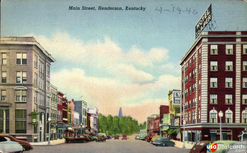 Pictures of Henderson, Kentucky: Main Street