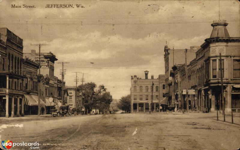 Pictures of Jeferson, Wisconsin: Main Street