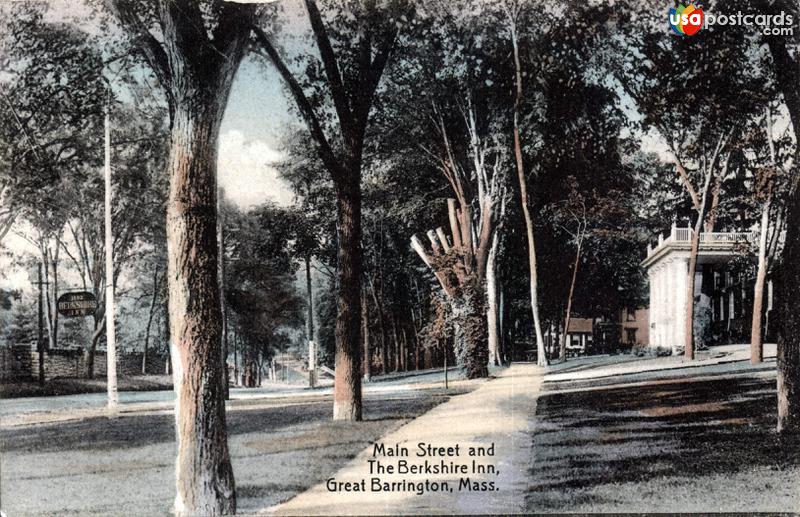 Pictures of Great Barrington, Massachusetts: Main Street and The Berskshire Inn