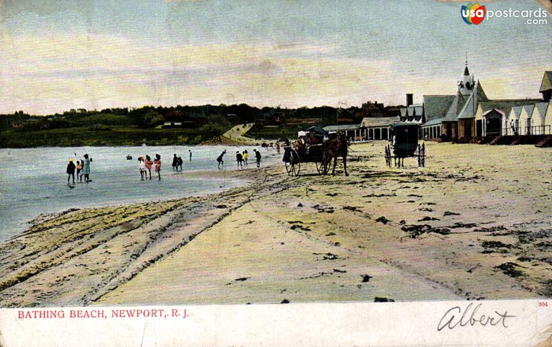 Pictures of Newport, Rhode Island: Bathing Beach