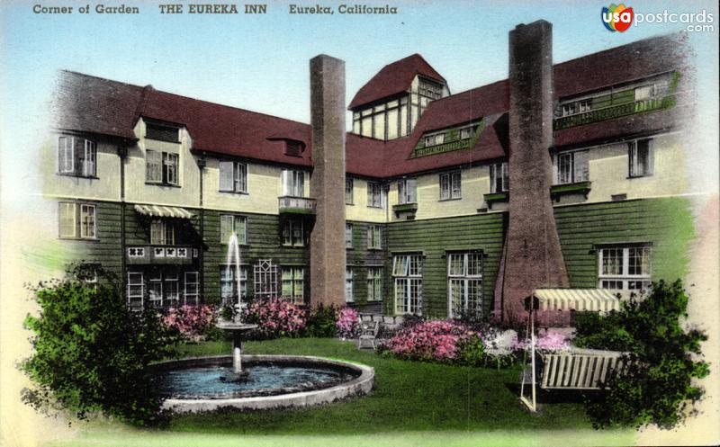 Pictures of Eureka, California: Corner of Garden, The Eureka Inn