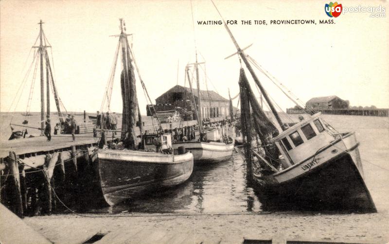 Pictures of Provincetown, Massachusetts: Waiting for the tide