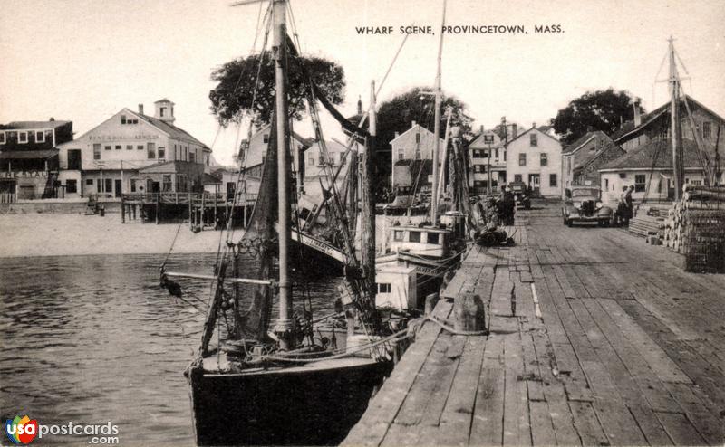 Pictures of Provincetown, Massachusetts: Wharf scene