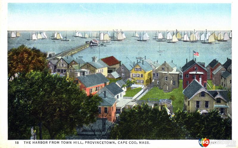 Pictures of Provincetown, Massachusetts: The Harbor, from Town Hill