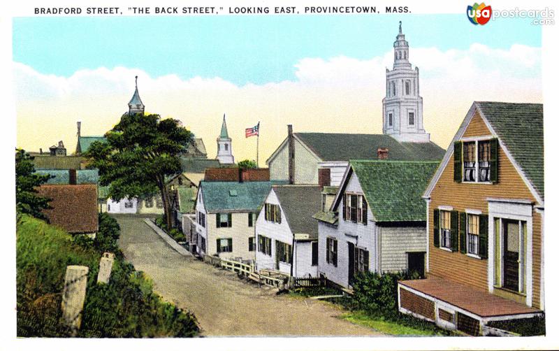 Pictures of Provincetown, Massachusetts: Bradford Street, looking East